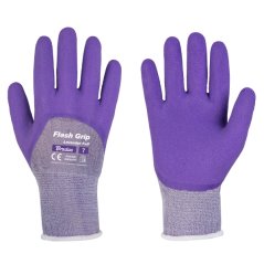 Zahradní rukavice Flash Grip Lavender Full – Celomáčené a voděodolné