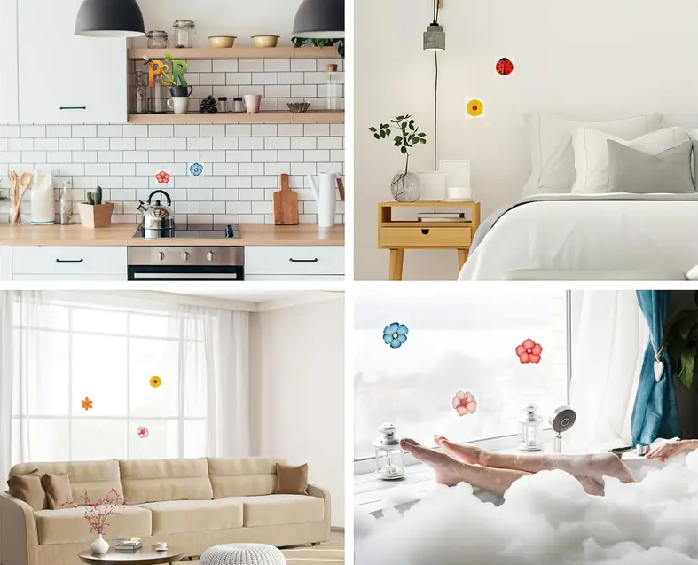 Hmyzak-Off okenní mucholapka 5ks - Barva: Žlutá květina