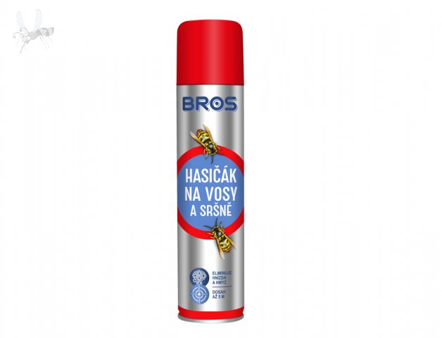 Sprej BROS s hasičákem na vosy a sršně 600ml