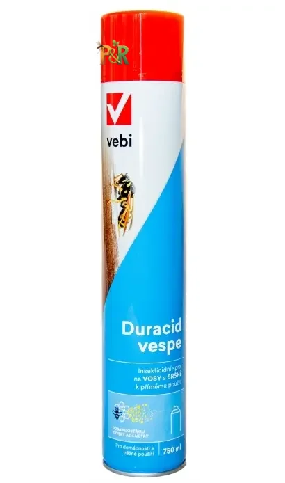 Sprej na vosí hnízda Duracid Vespe (750ml) – Dostřik 4 metry Sprej na vosí hnízda Duracid Vespe (750ml) – Dostřik 4 metry