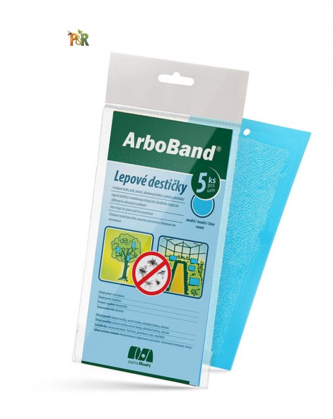 ARBOBAND - lepové desky k ochraně rostlin a stromů před škůdci 5ks - Modré