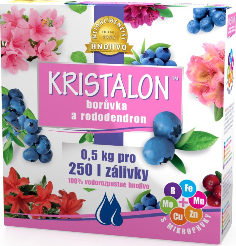 Kristalon borůvky a rododendrony 0,5 kg