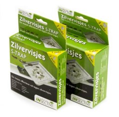 Lepová past na rybenky a kožojedy S-TRAP s atraktantem (2 ks)