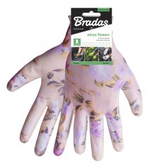 Dámské zahradní rukavice Nitrox Flowers – Ochrana s designem