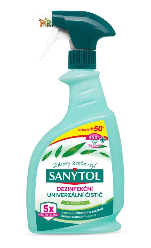 SANYTOL Dezinfekce univerzální čistič - sprej eukalyptus 500 ml