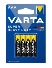 Mikrotužkové baterie AAA (R03) Super Heavy Duty (4 ks) – Výhodné balení