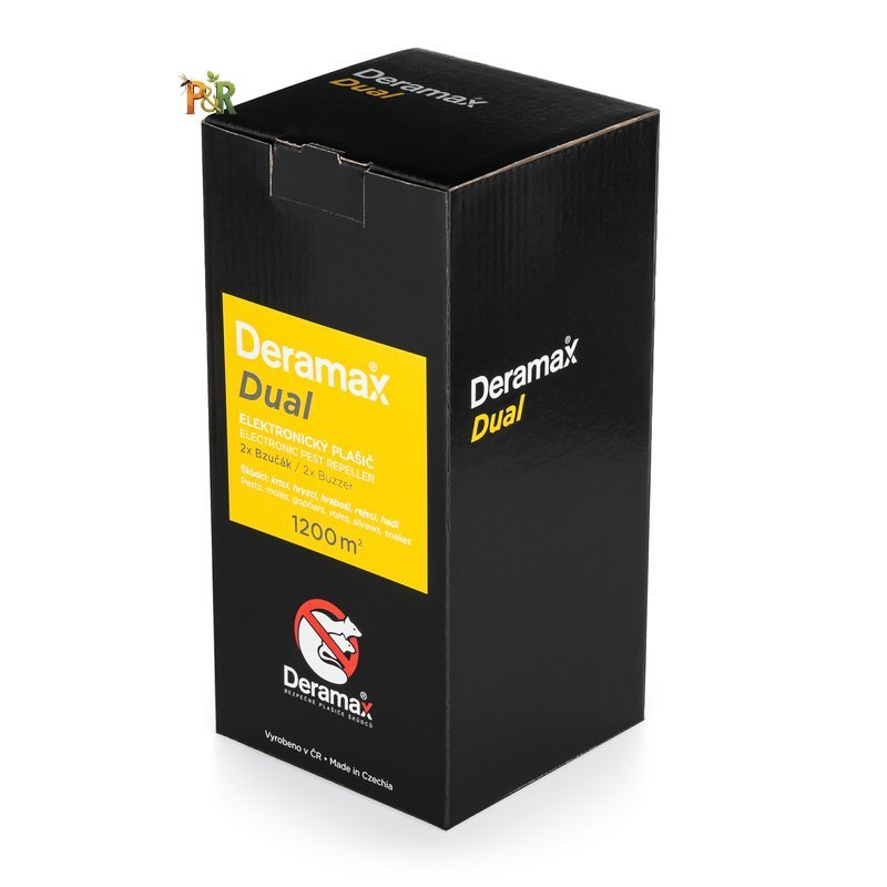 Deramax-Dual Elektronický plašič (odpuzovač) krtků a hryzců