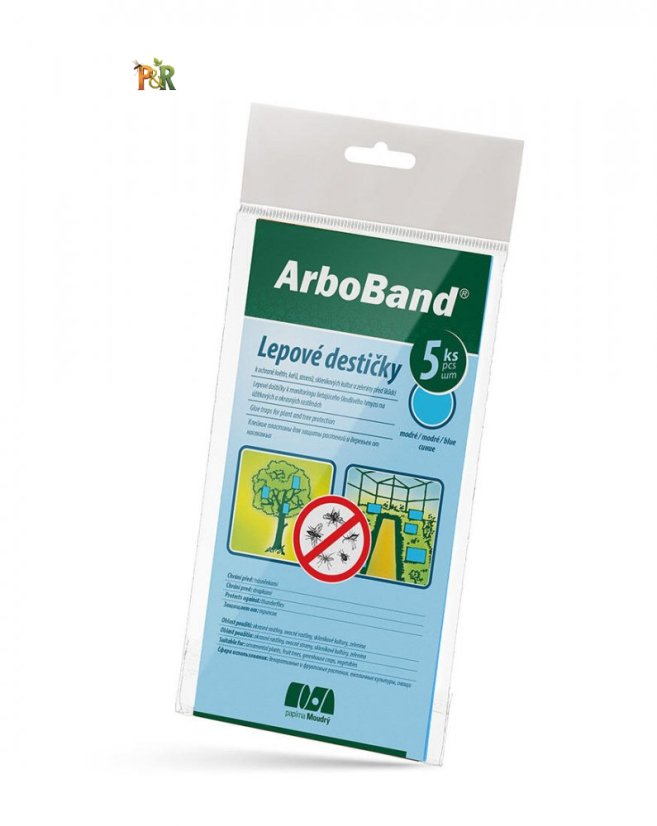 ARBOBAND - lepové desky k ochraně rostlin a stromů před škůdci 5ks - Modré