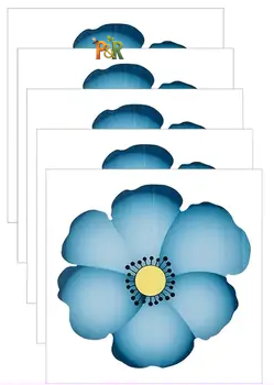 Hmyzak-Off okenní mucholapka 5ks - Barva: Žlutá květina