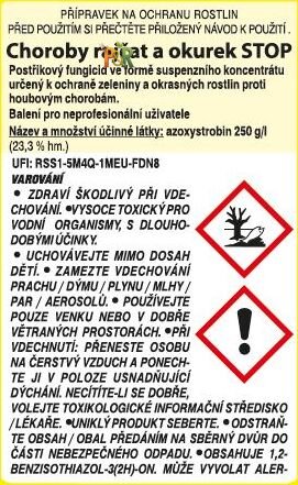 Fungicid Choroby Rajčat a Okurek STOP 10ml