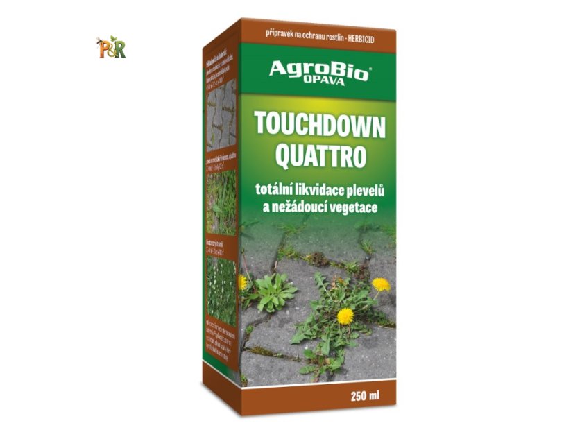 Totální herbicid Touchdown Quattro | Extrémně silný ničitel plevelů - Velikost: 50ml
