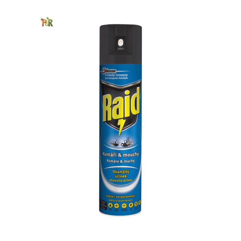 Insekticidní aerosol proti létajícímu hmyzu Raid (400 ml)