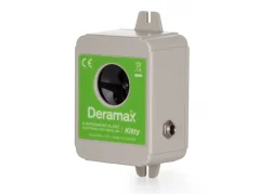Deramax-Kitty – ultrazvukový plašič koček, psů a divoké zvěře, dosah 32 m / 700 m²