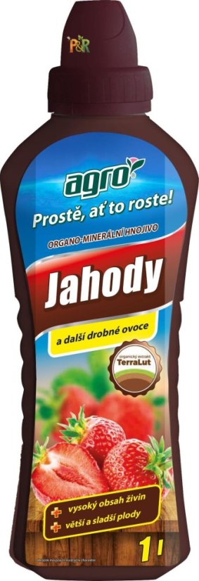 Profesionální tekuté organo-minerální hnojivo na jahody a drobné ovoce (1 l) Profesionální tekuté organo-minerální hnojivo na jahody a drobné ovoce (1 l)
