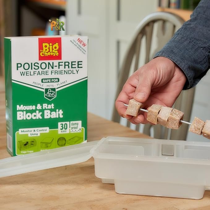 The Big Cheese Netoxická bloková návnada pro myši a krysy – 30 x 10g STV201