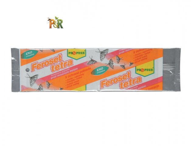 Feroset Tetra lepový pás na potravinářské moly, 20 x 6cm