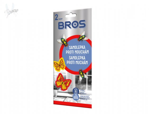 BROS samolepka proti mouchám 2ks