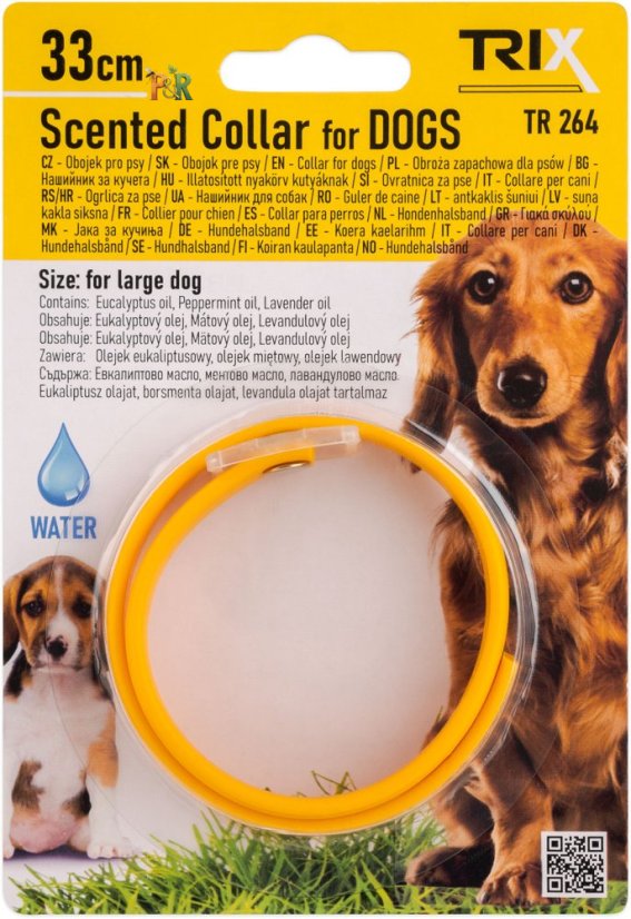 Antiparazitní obojek pro psy s délkou 33 cm