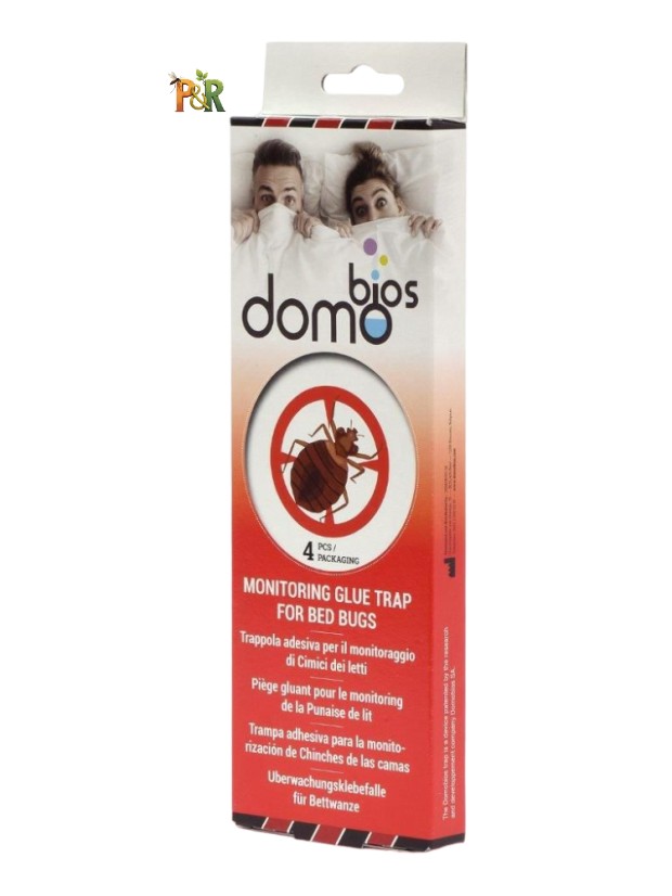 DOMOBIOS Monitorovací lepová past na štěnice 4 ks