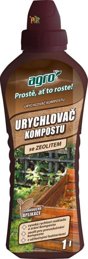 Profesionální bakteriální urychlovač kompostu AGRO se zeolitem (1 l)