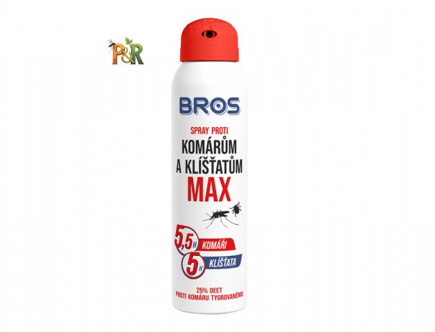 BROS MAX proti komárům a klíšťatům 90ml