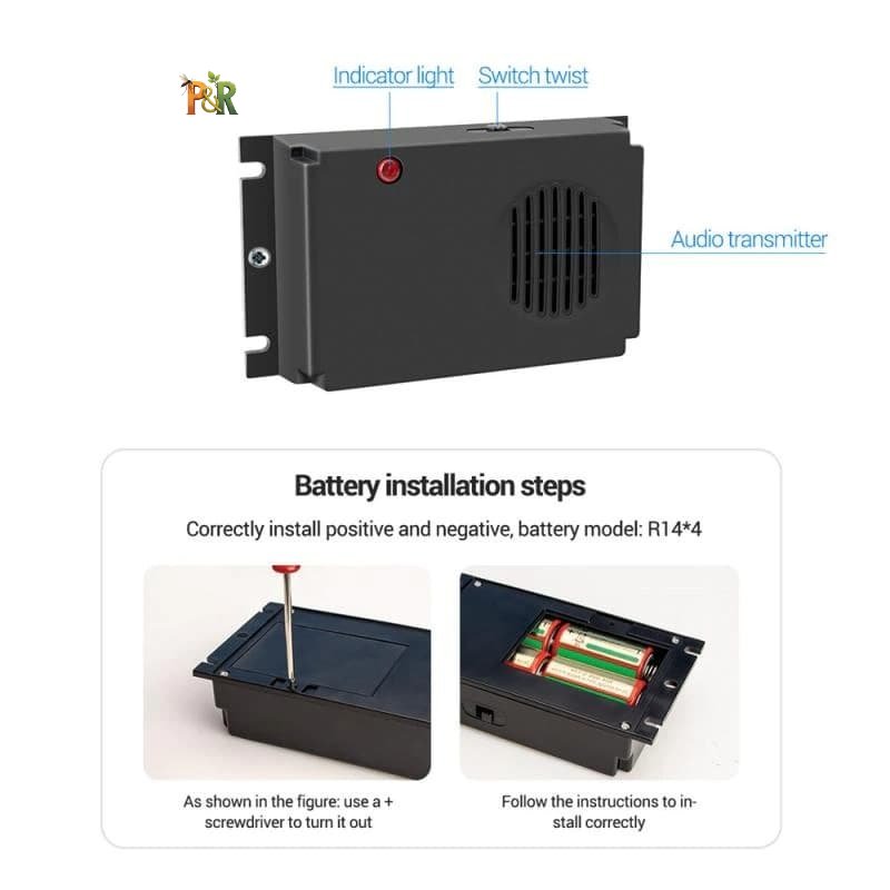 Pest Reject - Přenosný ultrazvukový odpuzovač myší a škůdců