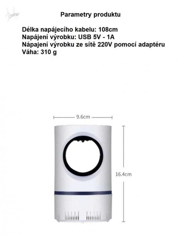 Zapp Light - Elektrický lapač hmyzu A1 Basic