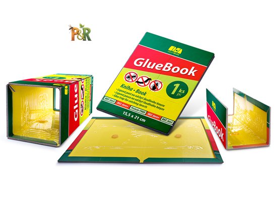 GlueBook – lapač – kniha na lezoucí hmyz
