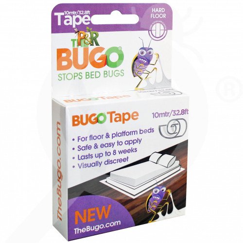 The Bugo Tape – diskrétní ochranná páska proti štěnicím na tvrdou podlahu(10 m)