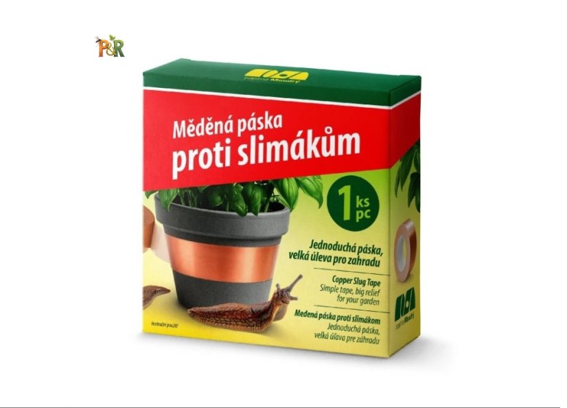 Přírodní bariéra na slimáky: Samolepicí měděná páska (4 m)