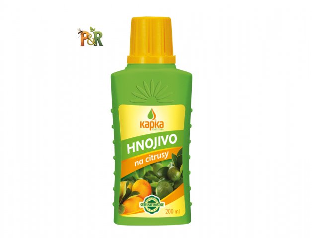 Tekuté hnojivo na citrusy KAPKA s obsahem železa (200 ml)