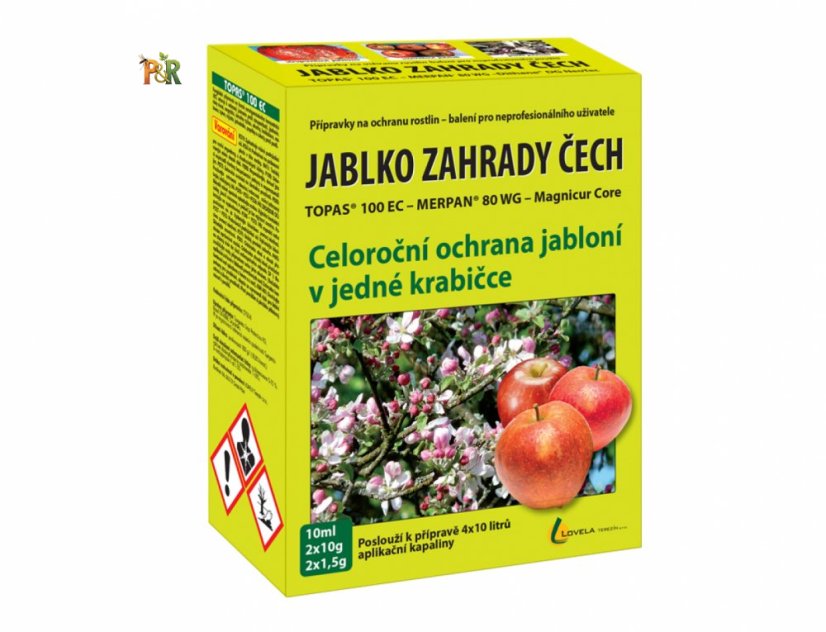Fungicid Jablko Zahrady Čech 2x1,5g+2x10g+10ml