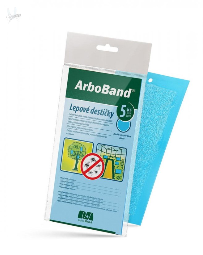 ARBOBAND - lepové desky k ochraně rostlin a stromů před škůdci 5ks - Modré