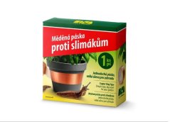 Měděná páska proti slimákům (4 m x 2,5 cm) – Fyzikální bariéra s elektrickým efektem