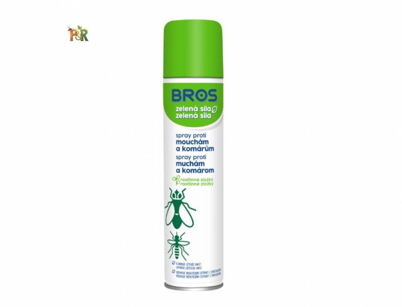 BROS ZELENÁ SÍLA proti mouchám a komárům 300ml