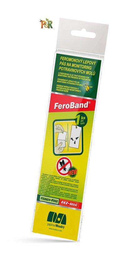 Papírna Moudrý Mololapka FeroBand feromonový lepový pás na odchyt potravinových molů 1 ks