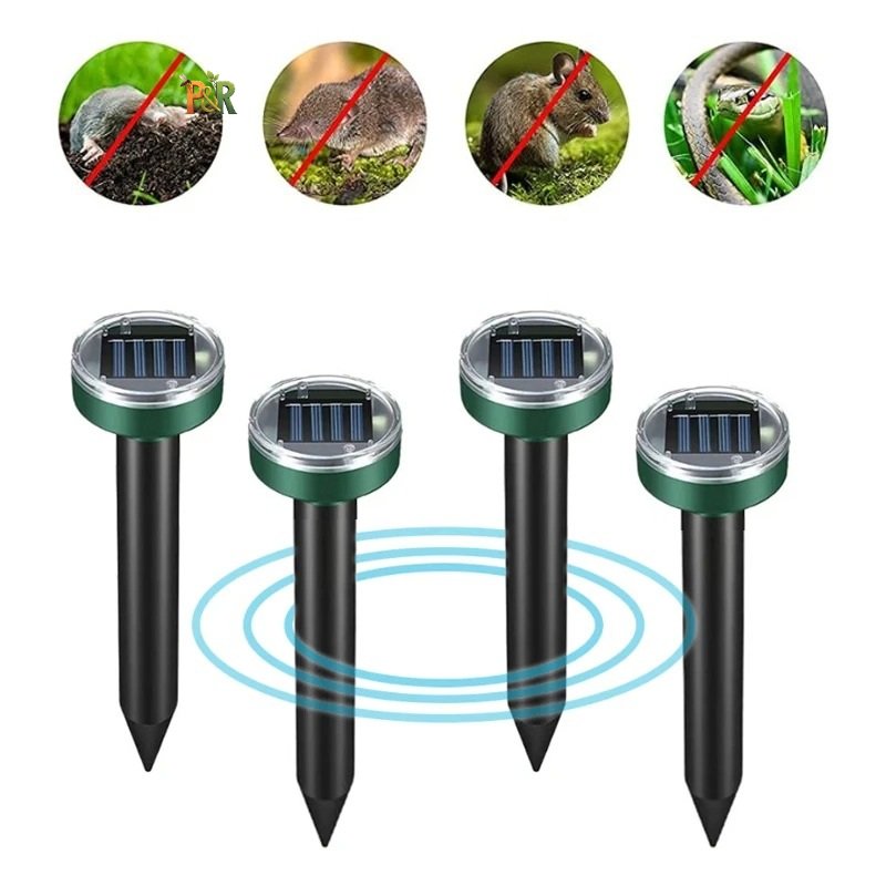 Solární ultrazvukový odpuzovač krtků a hrabošů
