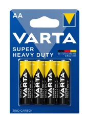 VARTA Super Heavy Duty AA R6 – tužkové baterie do domácnosti (4 ks)