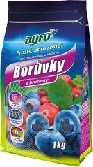 Výživa pro bohatou úrodu borůvek a brusinek AGRO (1 kg peletek s rohovinou)