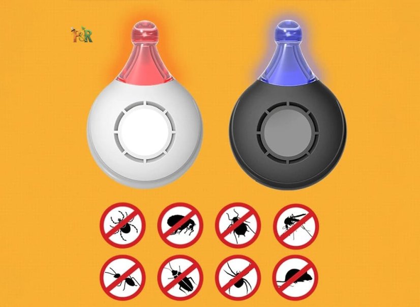 PEST REJECT Ultrazvukový repelent proti klíšťatům pro zvířata 33 x 14 x 46 mm - Barva: Bílá