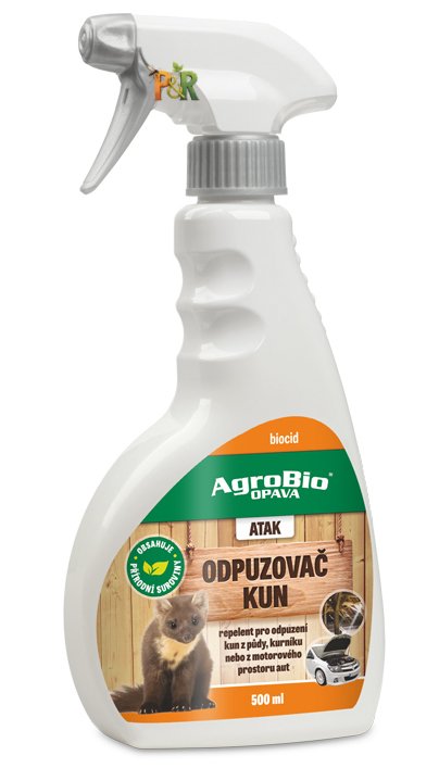 Sprej proti kunám ATAK (500ml) – Ochrana motoru a půdy