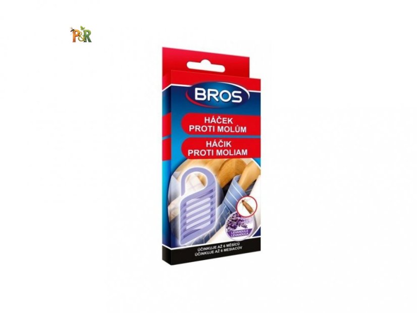 BROS - Lapač šatních molů s vůní levandule - háček 1ks