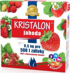 Výživa pro bohatou úrodu sladkých jahod KRISTALON (0,5 kg)