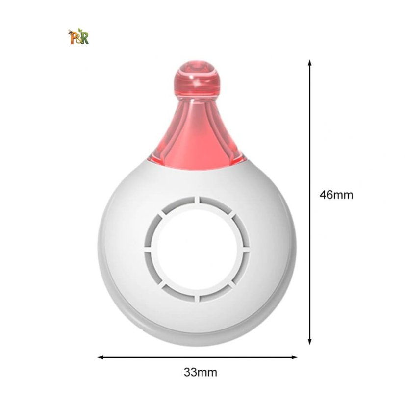 PEST REJECT Ultrazvukový repelent proti klíšťatům pro zvířata 33 x 14 x 46 mm - Barva: Bílá