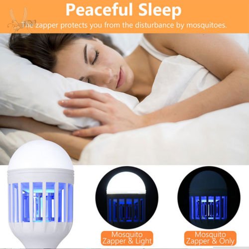 Zapp Light - LED žárovka proti komárům a hmyzu 2v1
