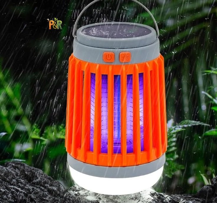 2v1 LED USB solární lapač hmyzu W890-1 outdoorová lampa