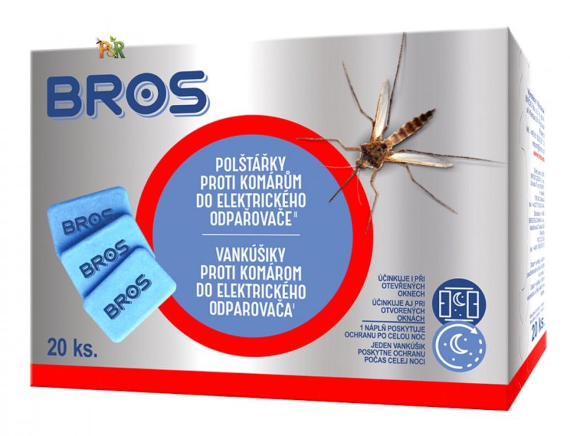 Náplň BROS do odpařovače proti komárům polštářky 20ks