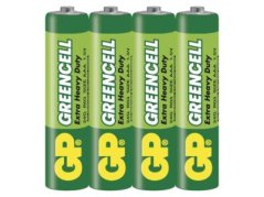 Mikrotužkové baterie GP GREENCELL AAA (R03) 1,5V – 4 ks