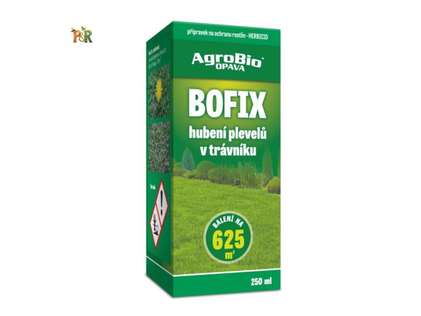 Postřik proti plevelům v trávníku Bofix