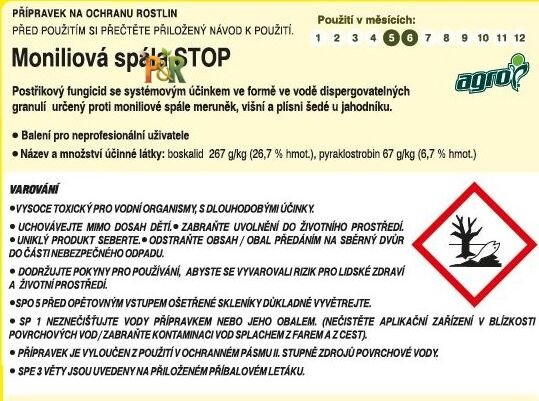 AGRO Moniliová spála STOP 2x7,5 G
